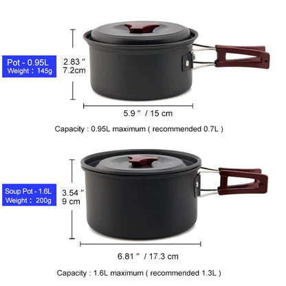 Outdoor Camping Cookware Set
