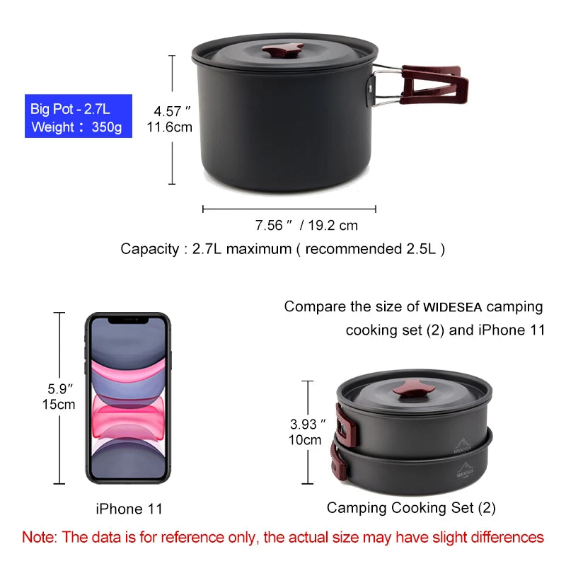 Outdoor Camping Cookware Set