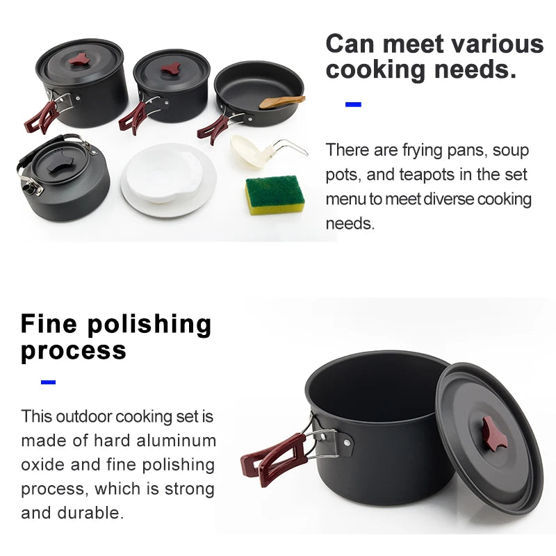 Outdoor Camping Cookware Set