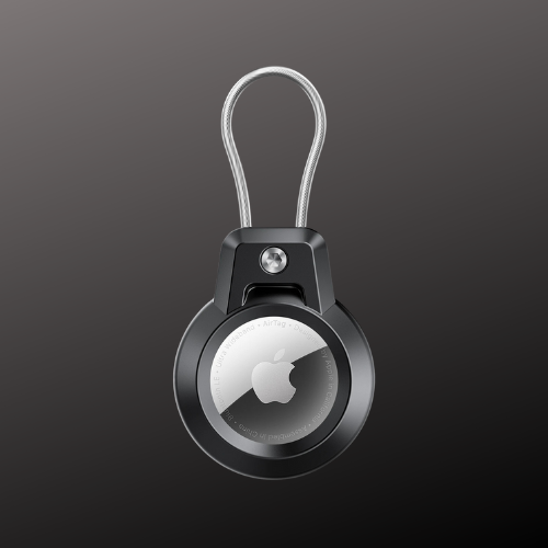 360° Protective AirTag Keychain Holder
