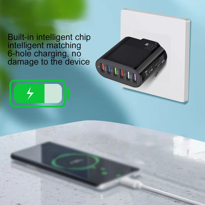 6-in-1 USB Fast Charger Adapter