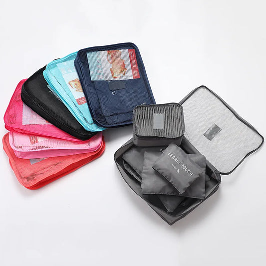 6 Pcs Travel Luggage Organizer Set