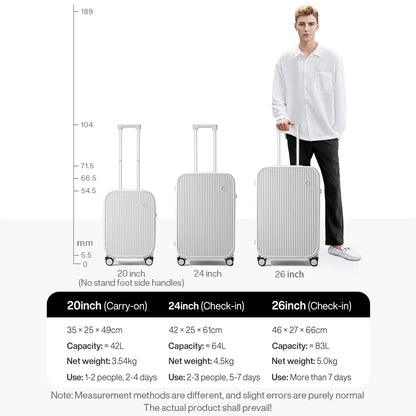 Hard Shell Carry-On Spinner Luggage
