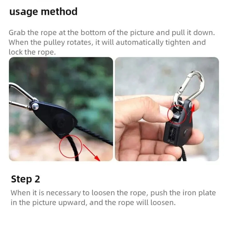 2pcs Adjustable 8" Ratchet Hangers