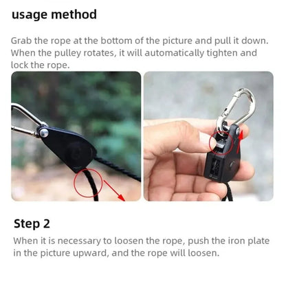 2pcs Adjustable 8" Ratchet Hangers
