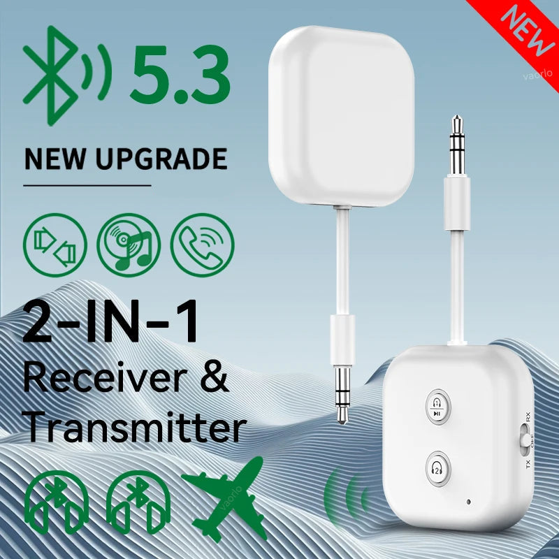 2 In 1 Dual Stream Bluetooth Audio Transmitter