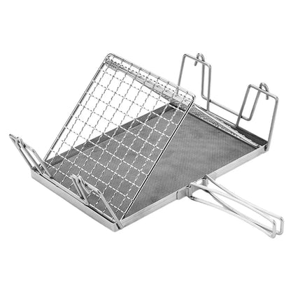 Foldable Stainless Steel Camping Toaster Rack
