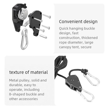 2pcs Adjustable 8" Ratchet Hangers