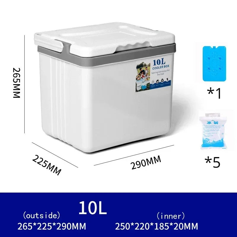 Insulated Portable Camping Cooler Box