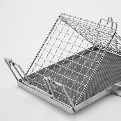 Foldable Stainless Steel Camping Toaster Rack