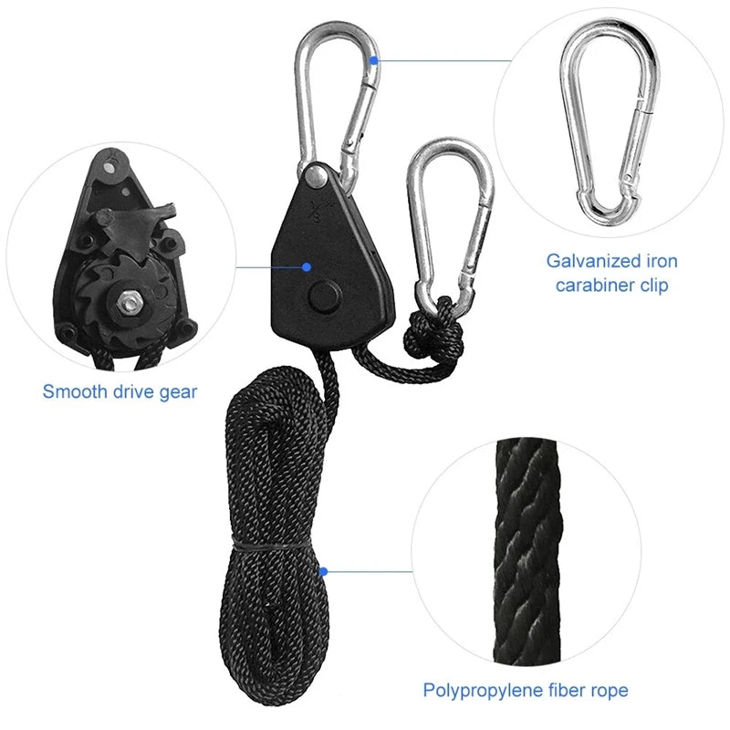 2pcs Adjustable 8" Ratchet Hangers