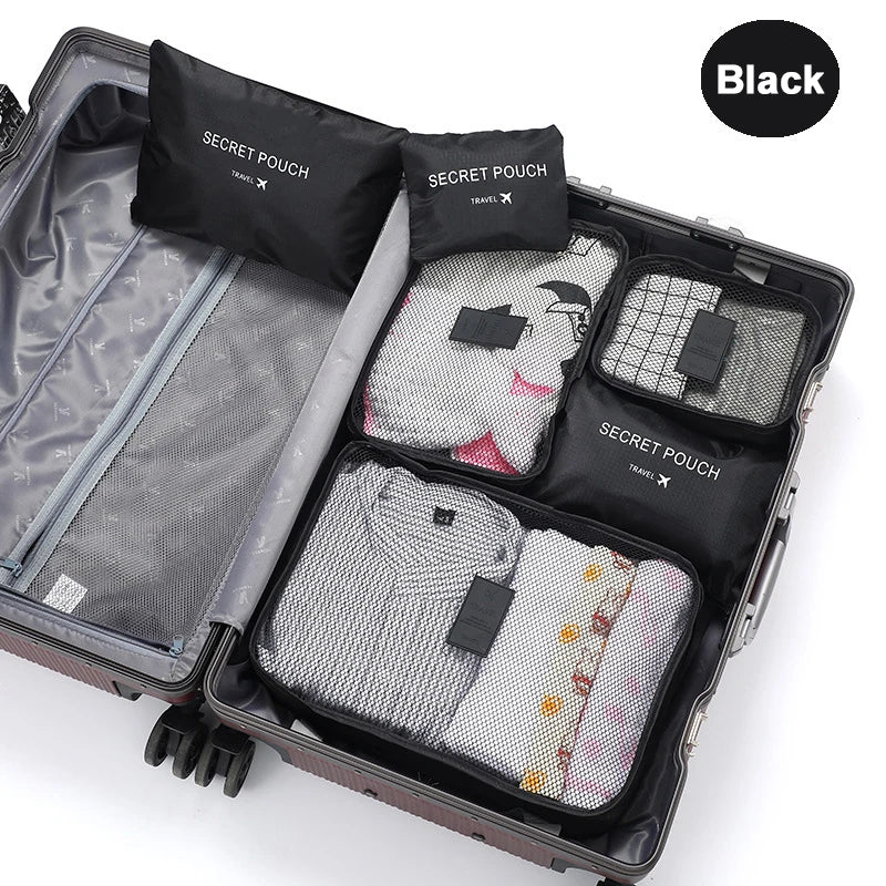 6 Pcs Travel Luggage Organizer Set