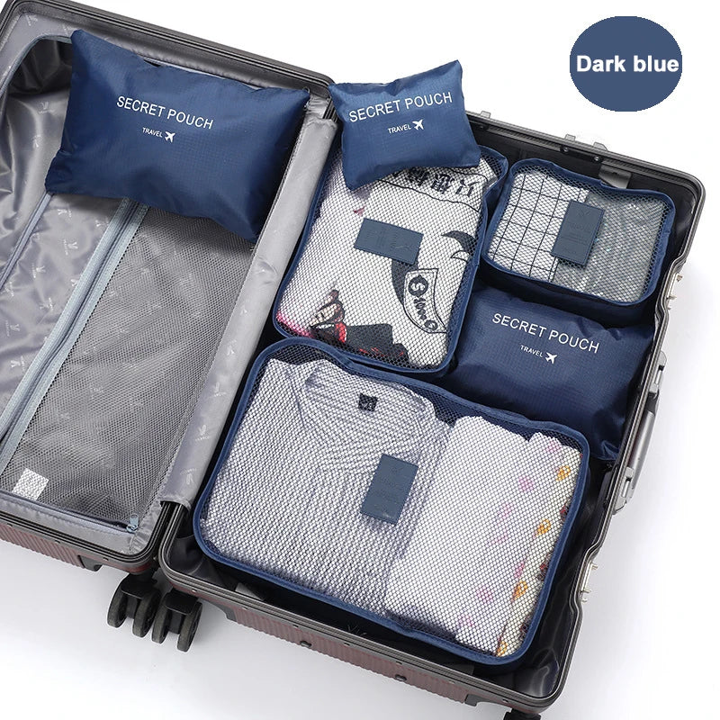 6 Pcs Travel Luggage Organizer Set