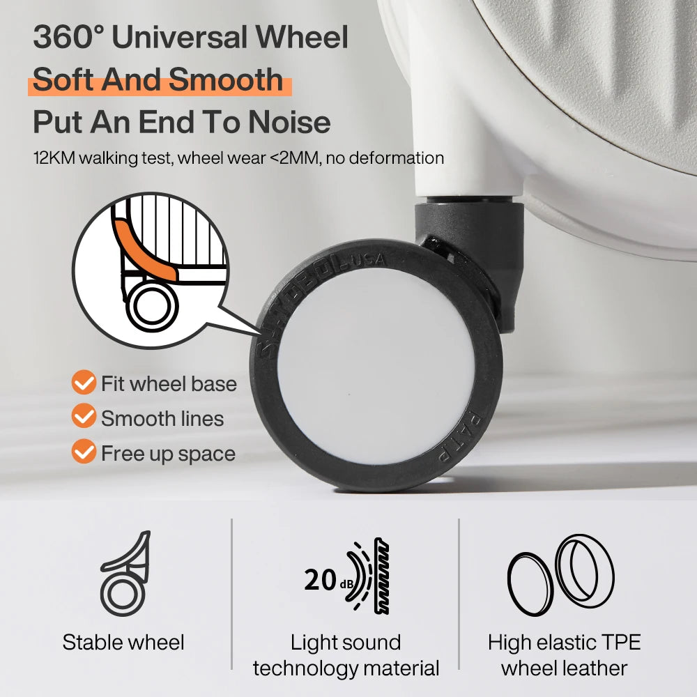 Hard Shell Carry-On Spinner Luggage