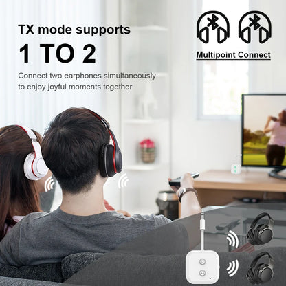 2 In 1 Dual Stream Bluetooth Audio Transmitter