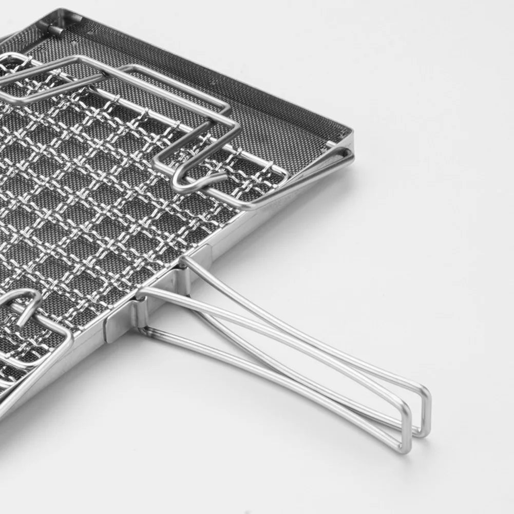 Foldable Stainless Steel Camping Toaster Rack